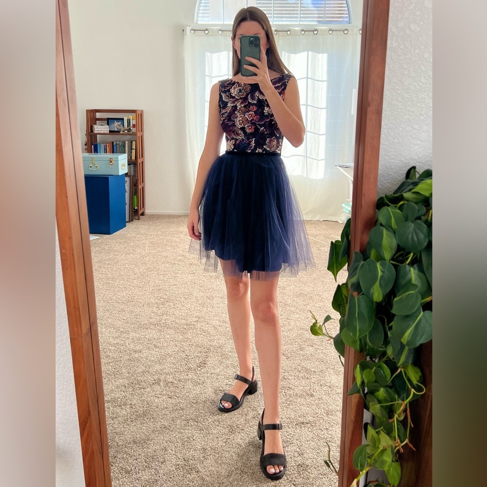 Miss Selfridge Floral Tulle Dress